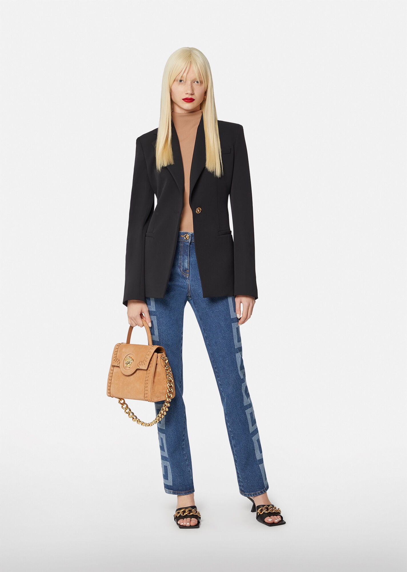 Greca Straight Leg Jeans - 4
