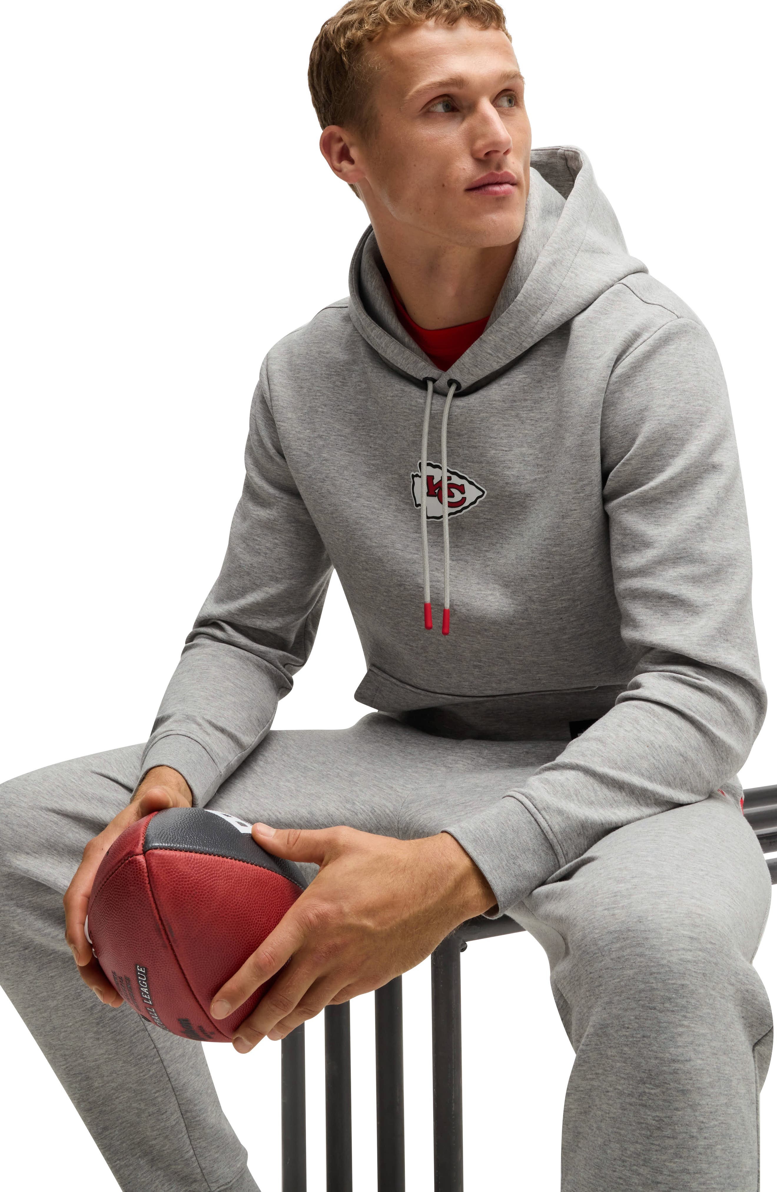 BOSS x NFL Woodson Graphic Hoodie in Kansas City Chiefs at Nordstrom - 8