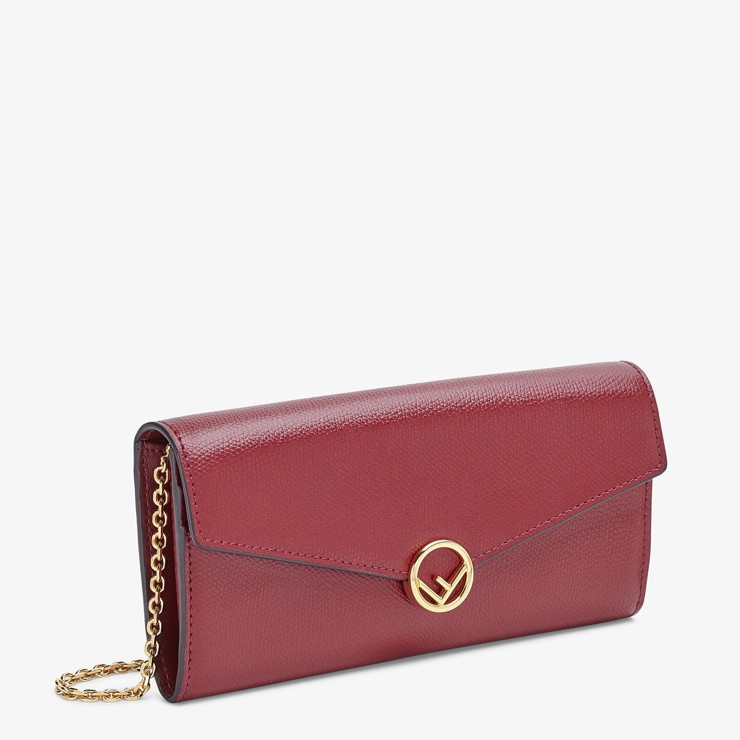 Burgundy leather wallet - 2