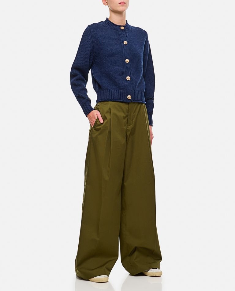 PLEATED WIDE LEG PANT - 2