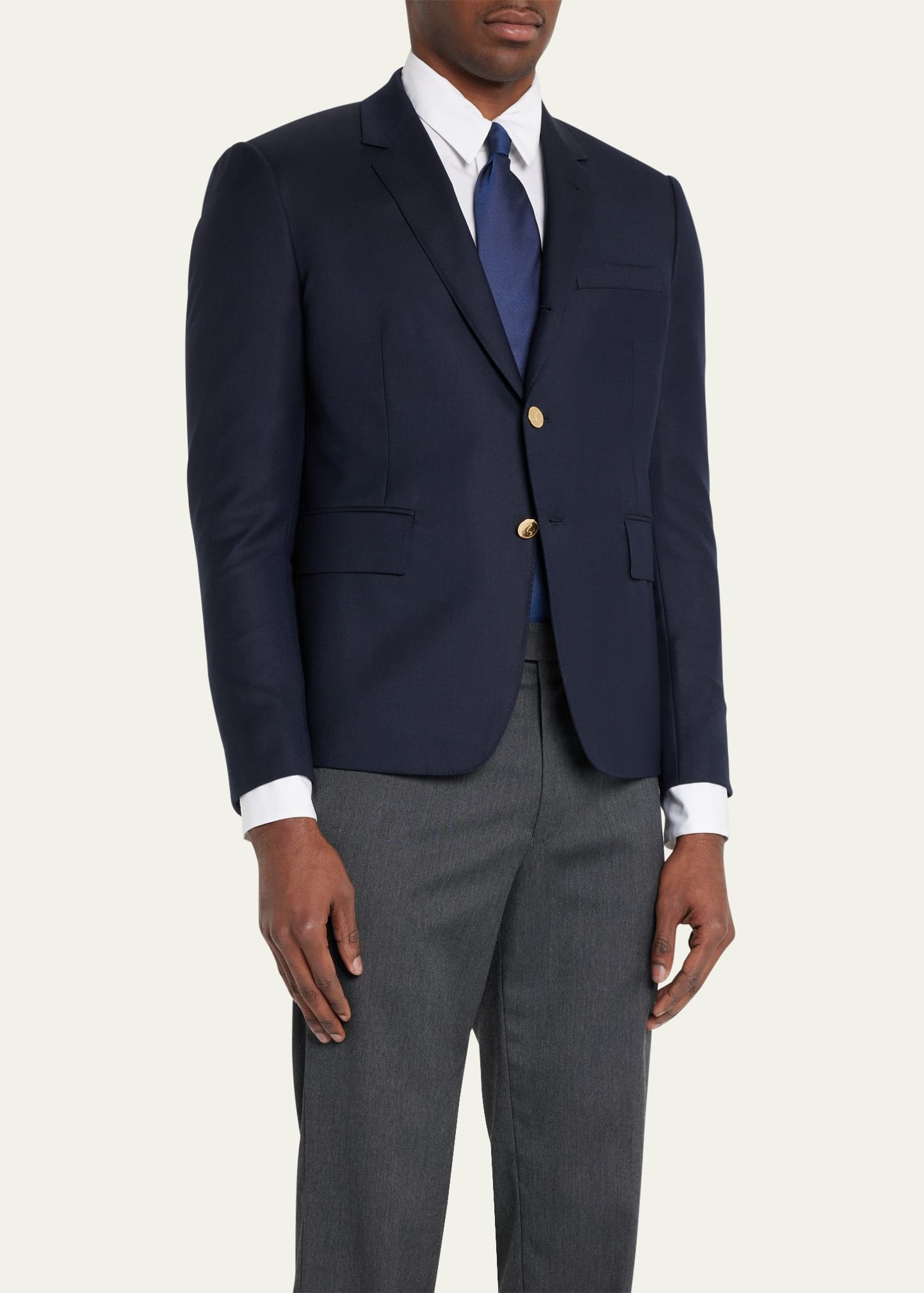 Men's Super 120s Wool Sport Coat - 4
