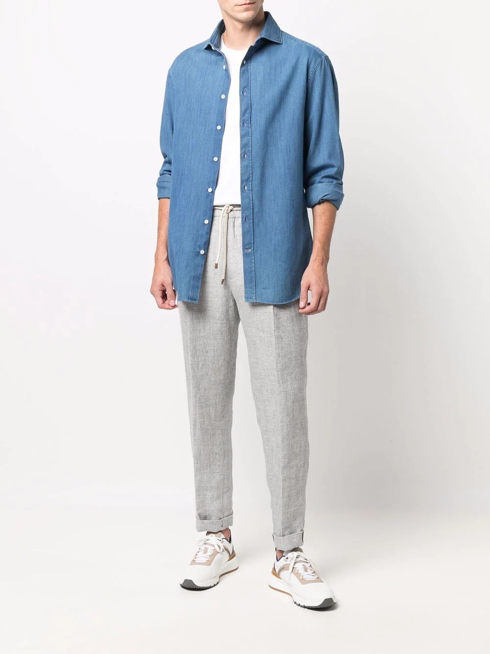 drawstring tailored trousers - 2