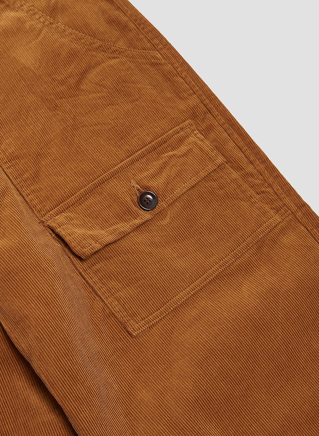 FOB Factory Corduroy Bush Pants Khaki - 3