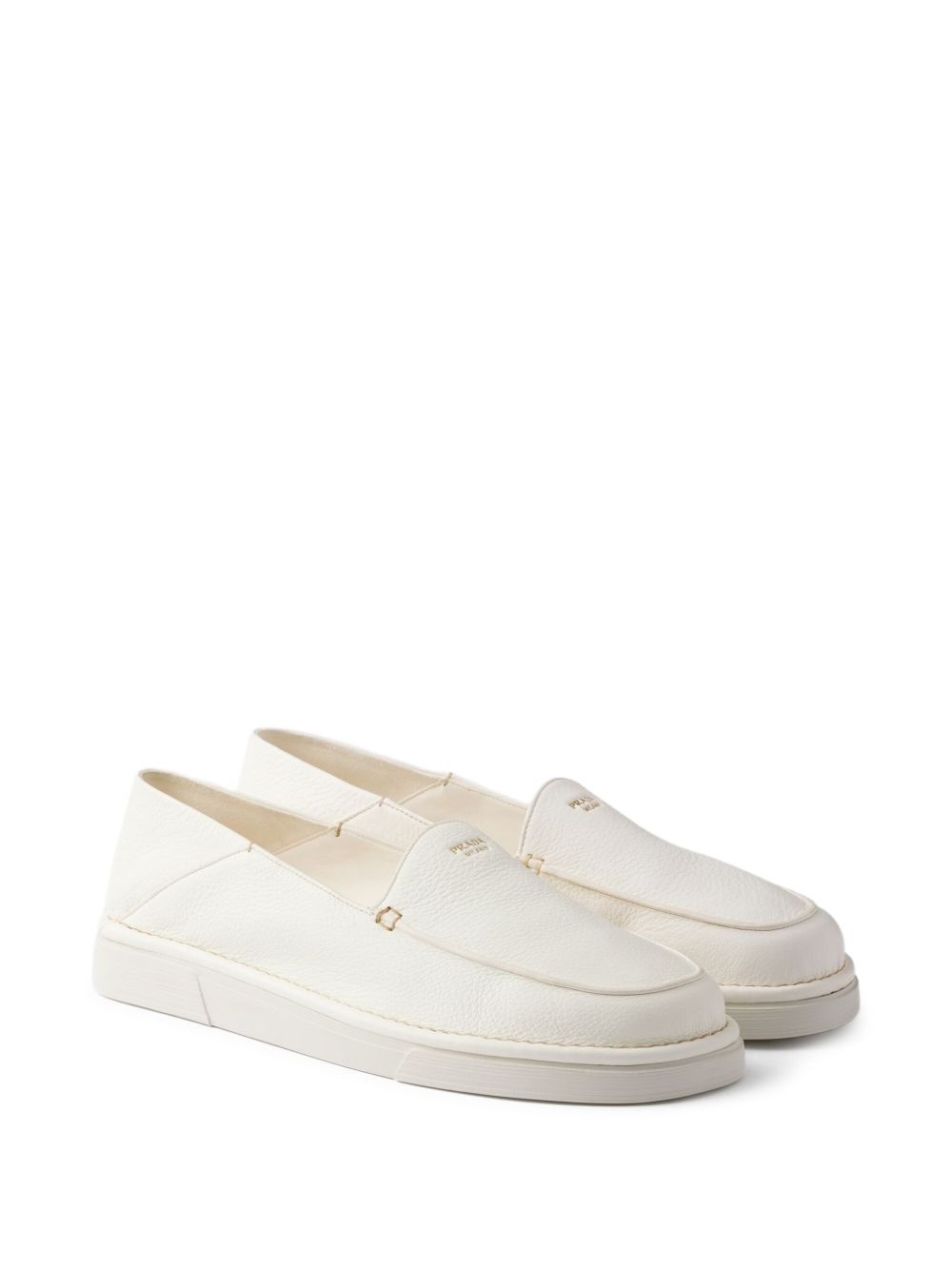 slip-on leather shoes - 2