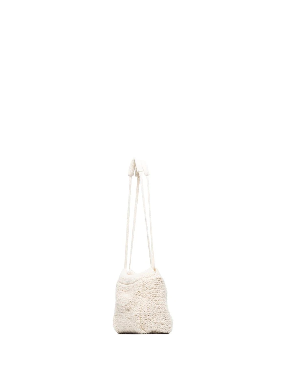 chunky-knit bucket bag - 3