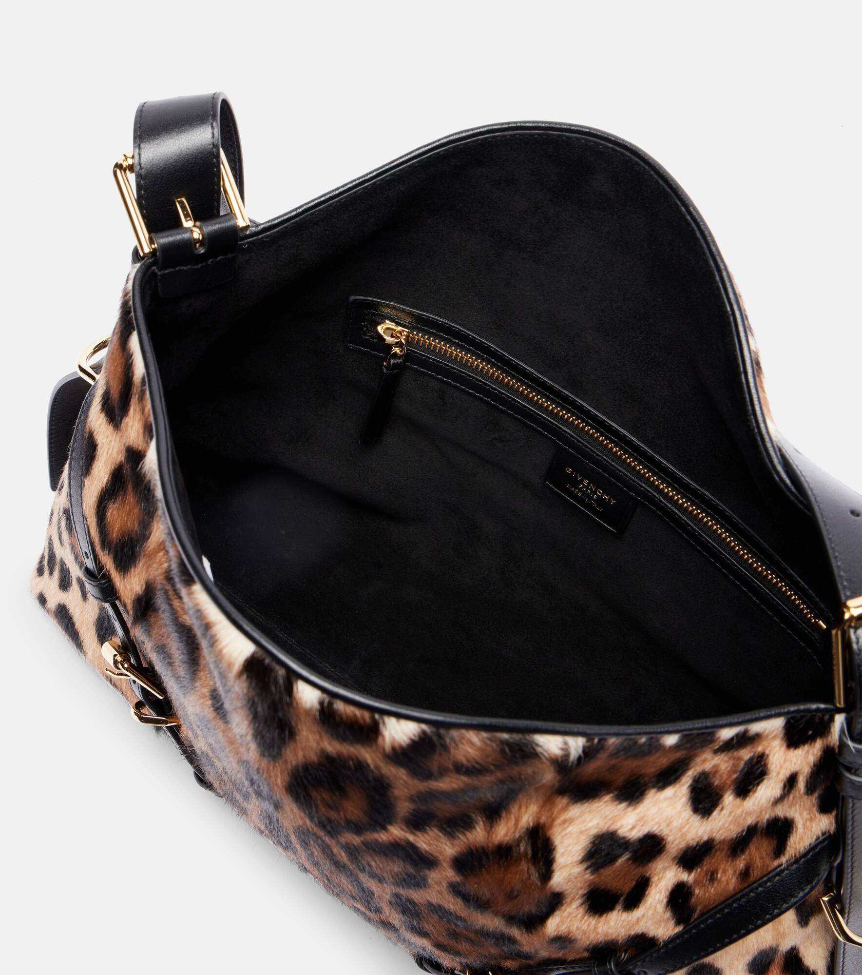 Voyou Medium leopard-print shoulder bag - 3