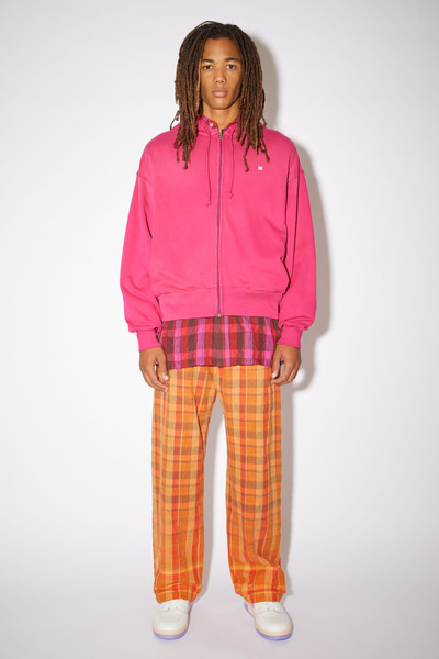 Acne Studios Hooded sweatshirt - Fuchsia pink outlook