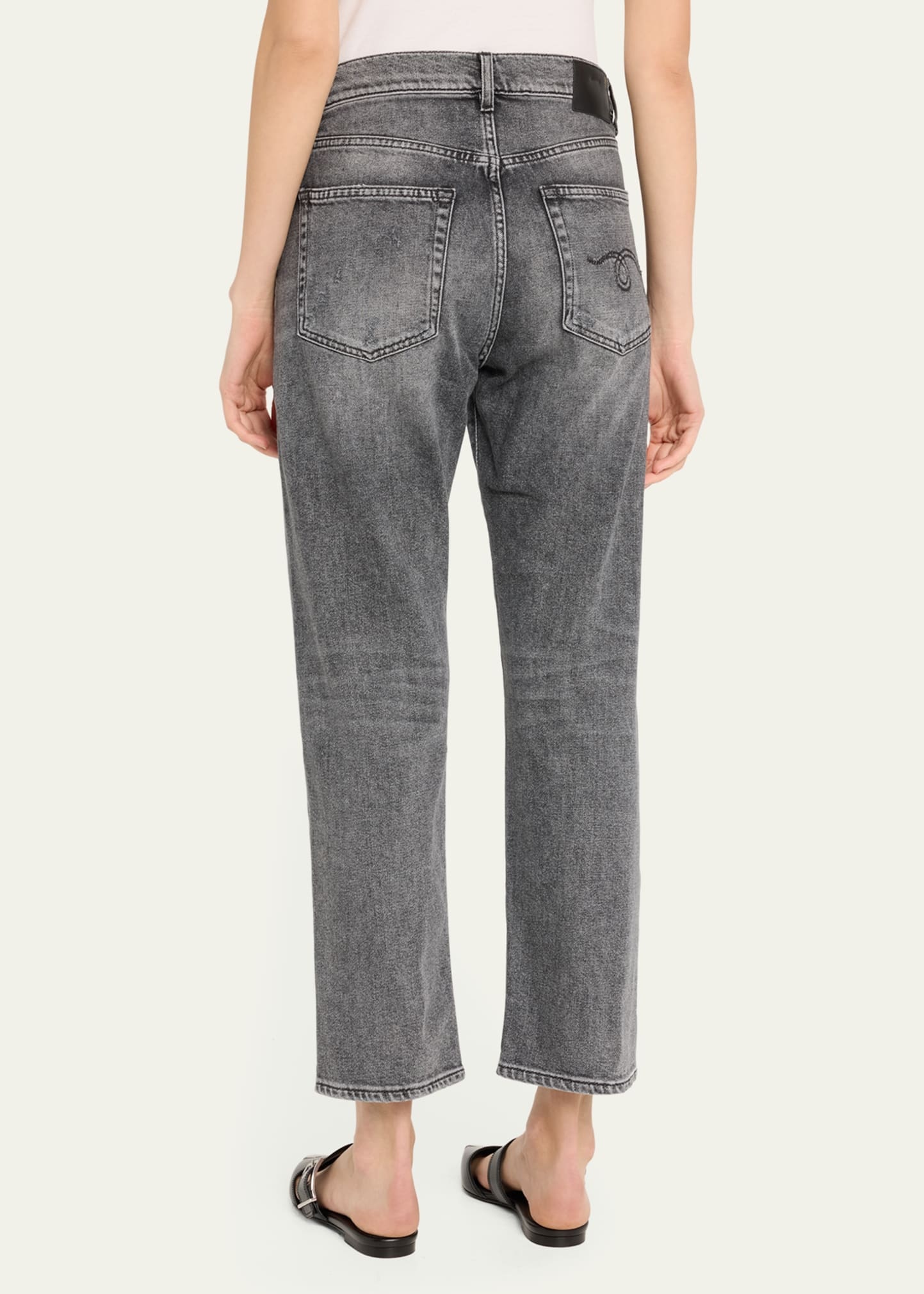 Cropped Boyfriend Jeans - 3