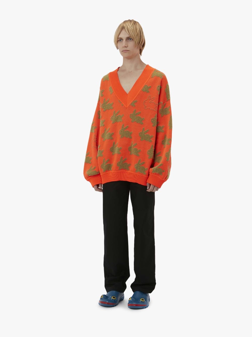 BUNNY V NECK JUMPER - 4