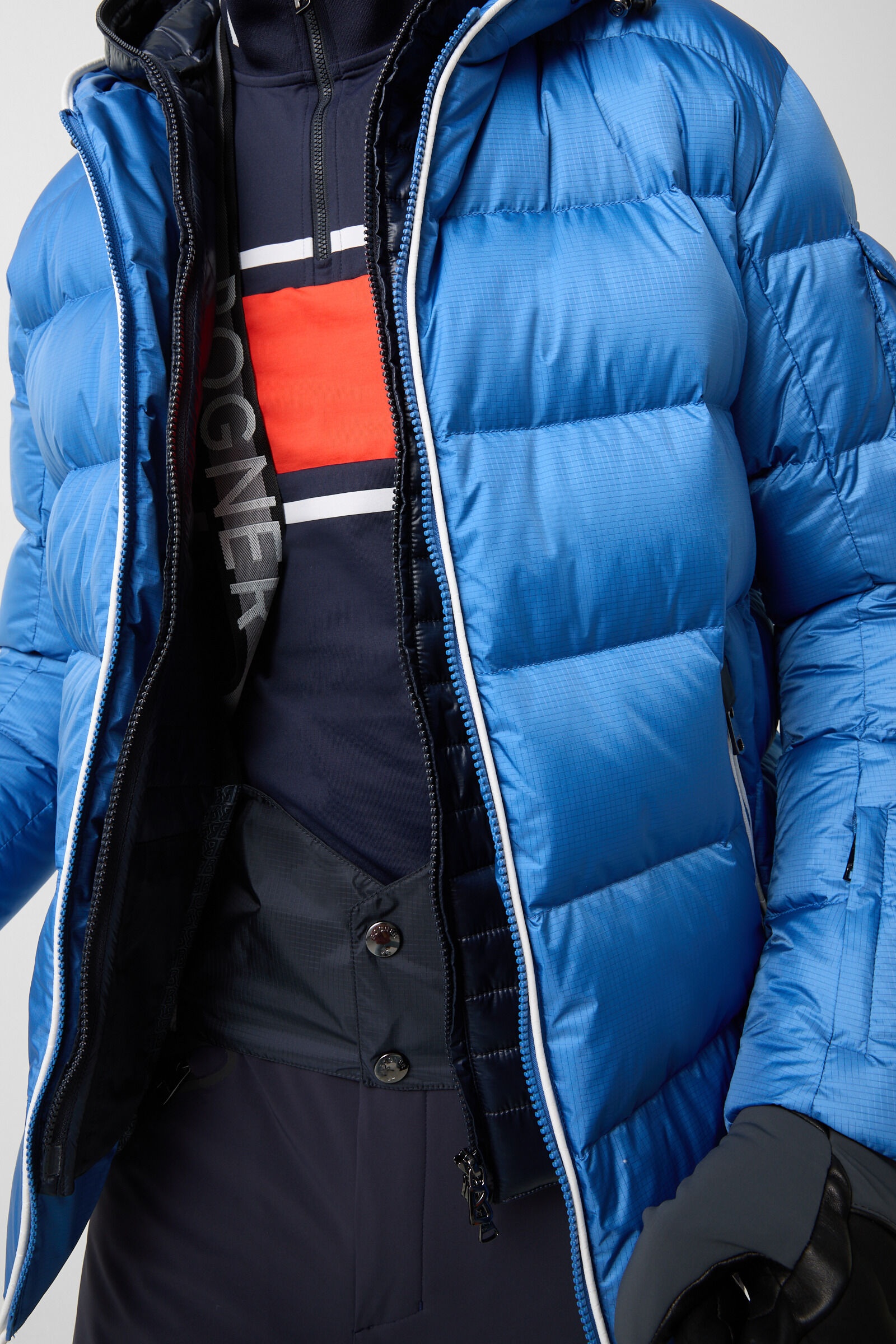Zayn Down ski jacket in Blue - 7