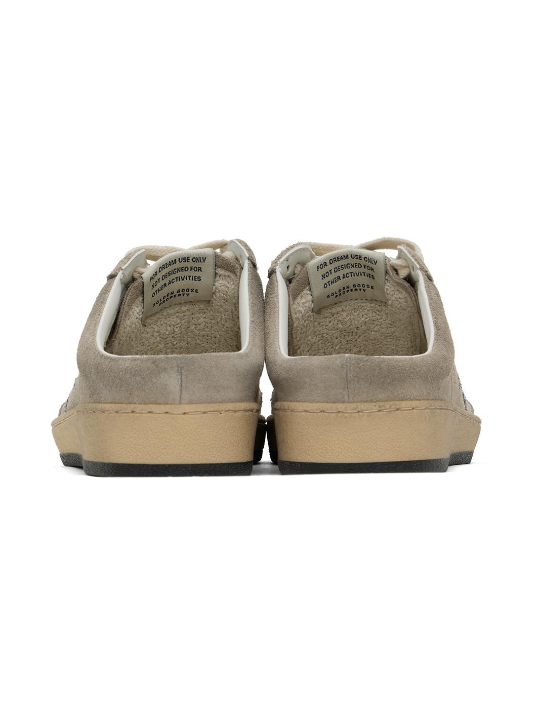 Taupe Ball Star Sabot Sneakers - 2