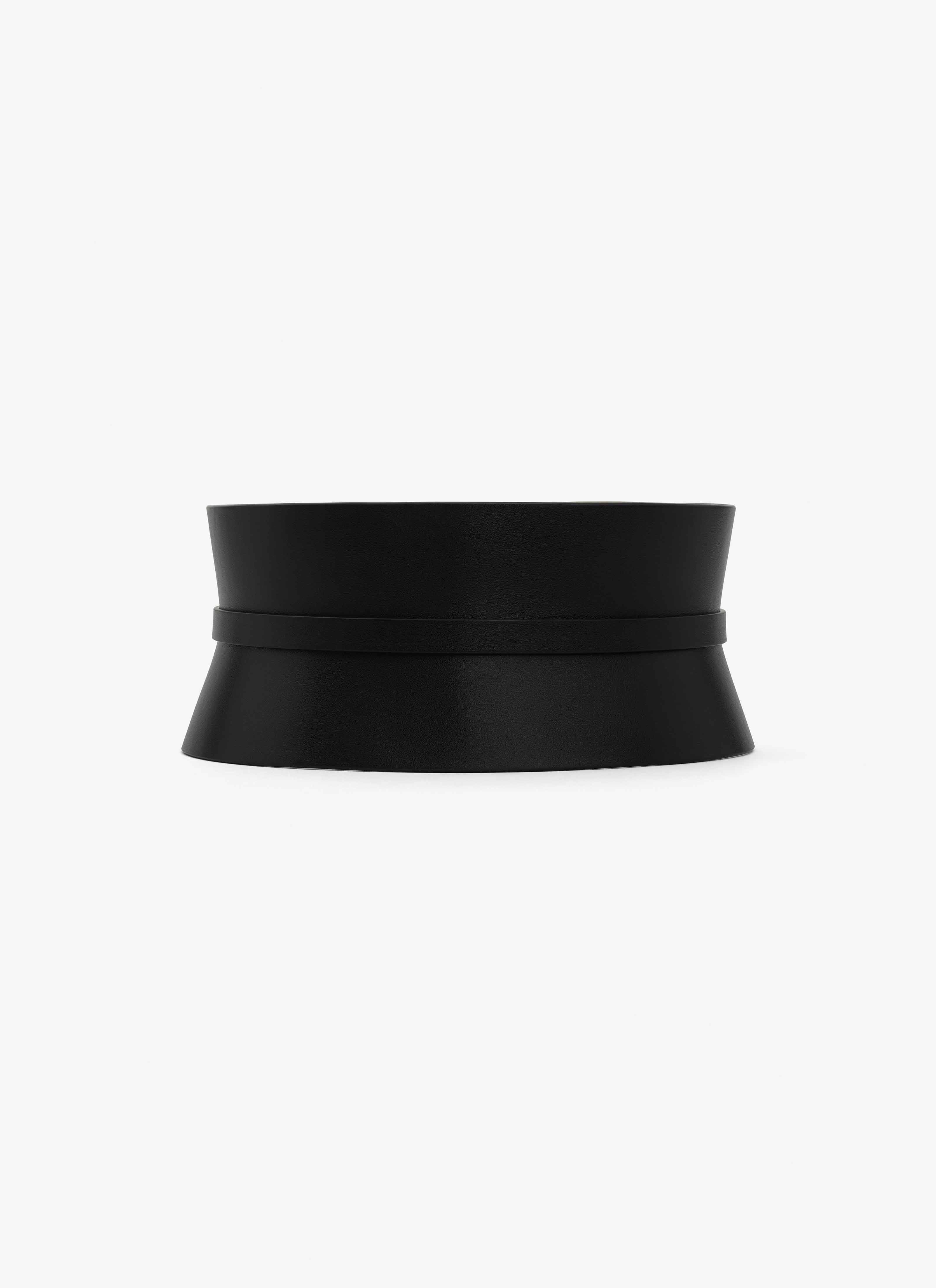 DOUBLE BUSTIER BELT IN CALFSKIN - 3
