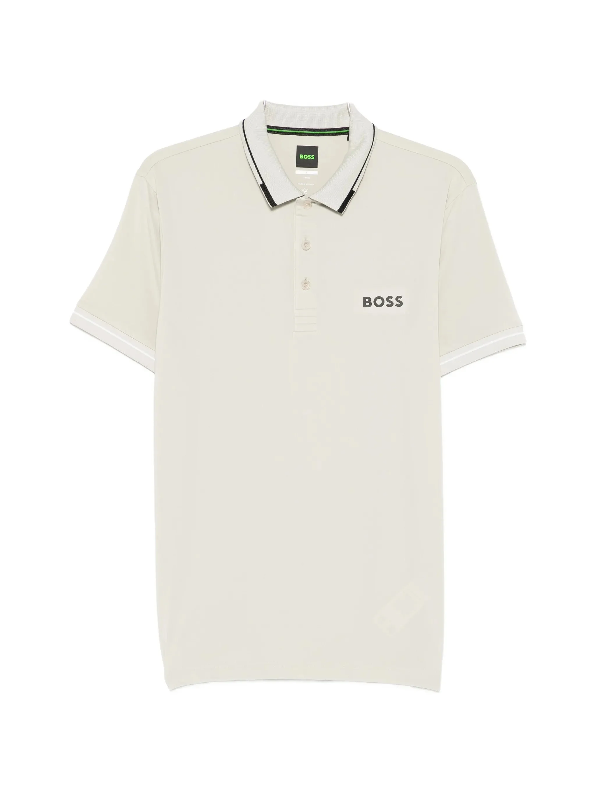 Boss Logo Trim Polo Shirt - 1