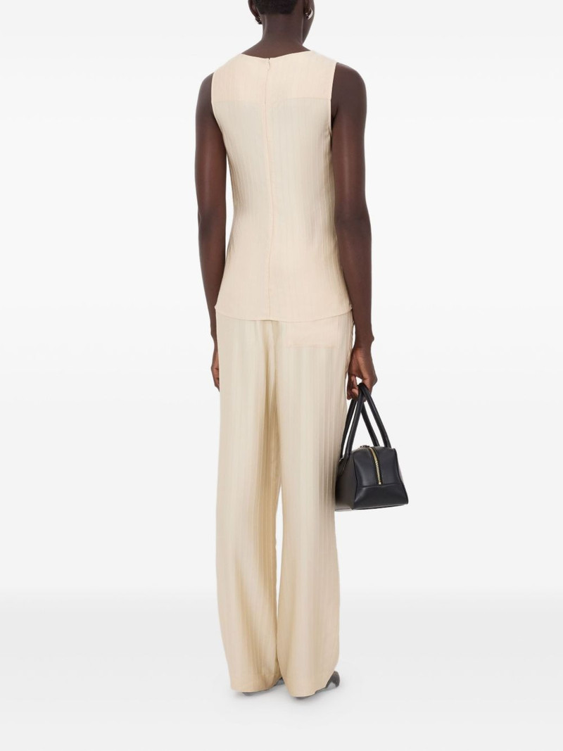 fonda striped draped top 4