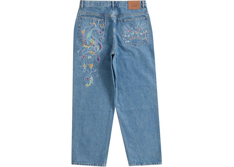 Supreme Supreme Coogi Baggy Jean Blue outlook
