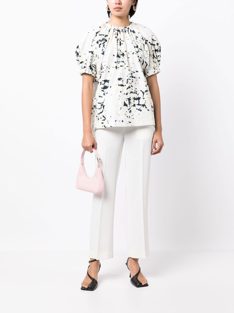 3.1 Phillip Lim Kaleidoscope puff-sleeve blouse outlook