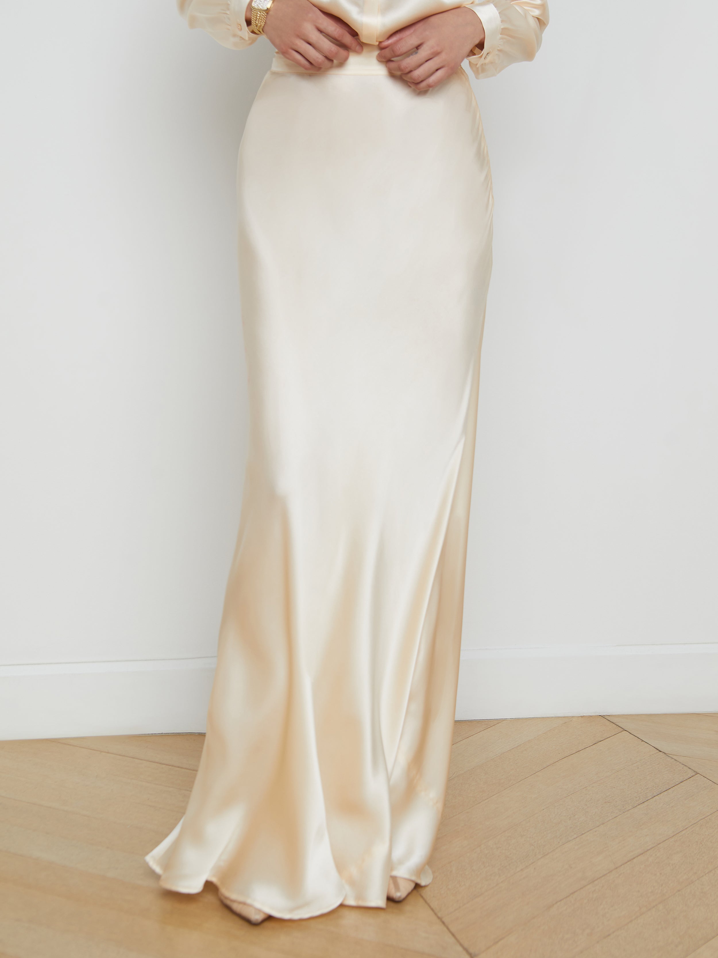Ryker Silk Maxi Skirt - 3