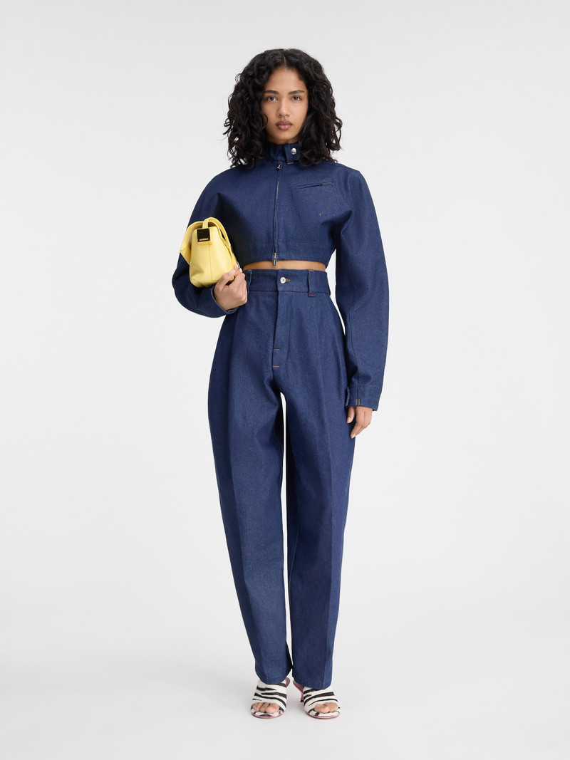 JACQUEMUS The Cabrio denim de-Nîmes jacket outlook