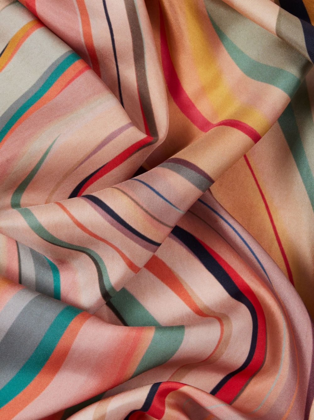 Swirl silk scarf - 5