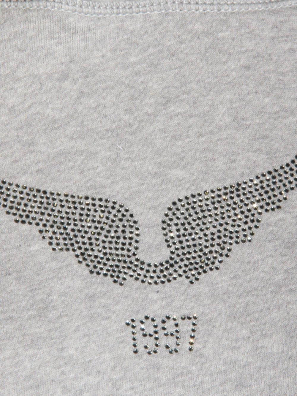 crystal-embellished hoodie - 4
