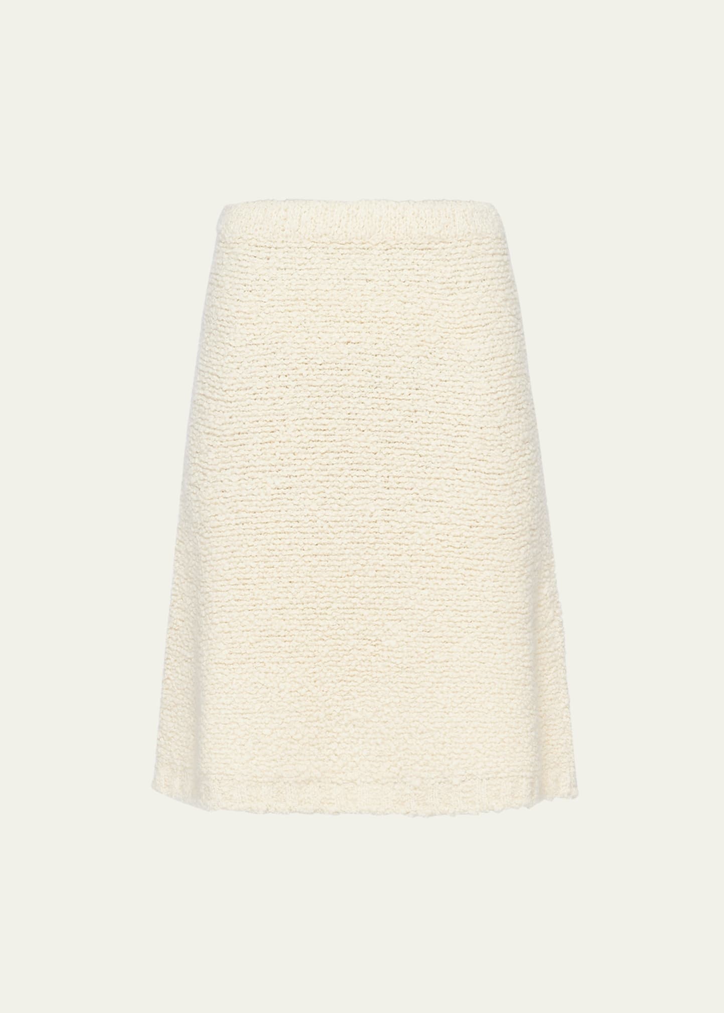 Wool Boucle Skirt - 1