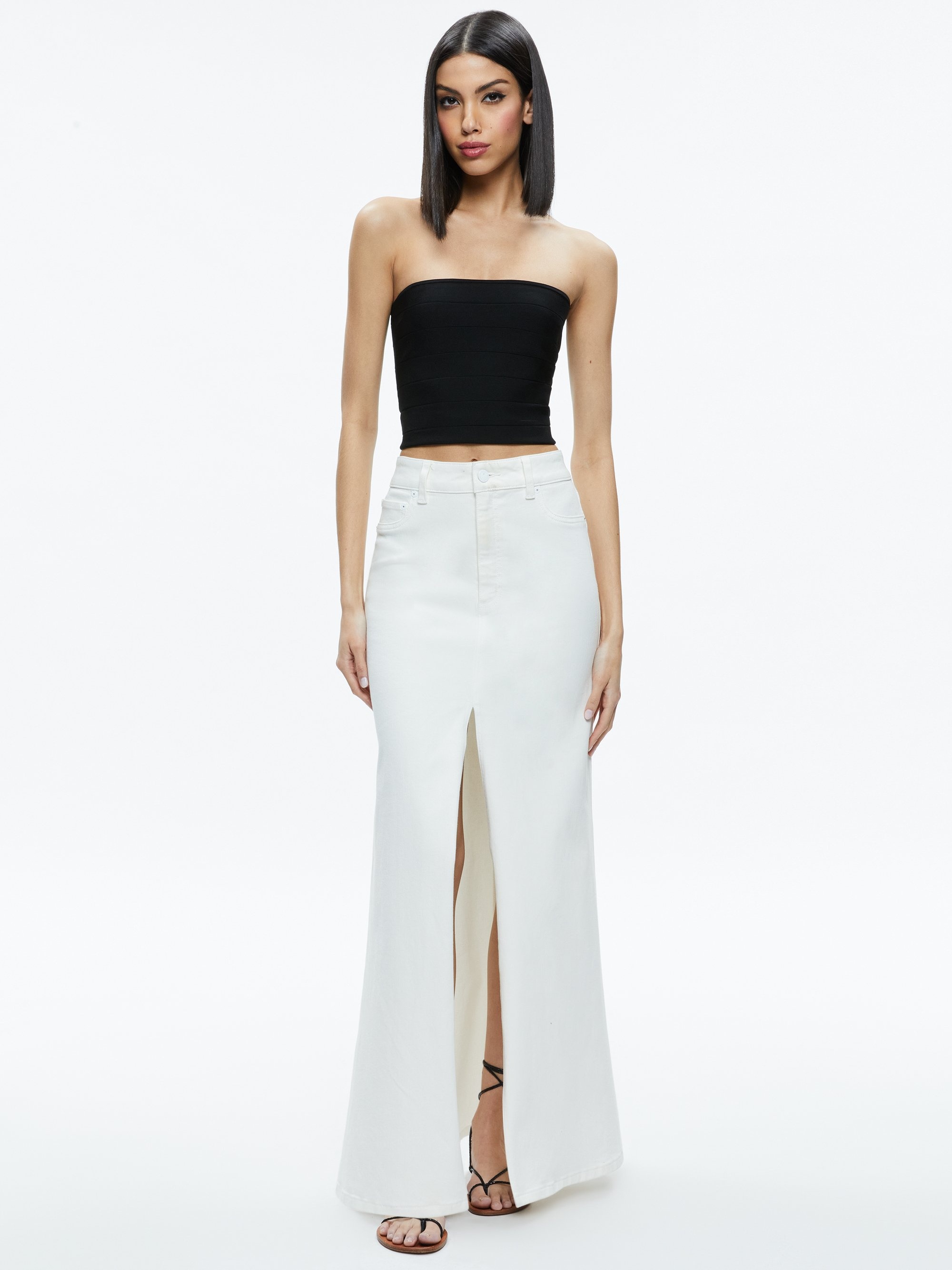 RYE HIGH RISE MAXI SKIRT - 2