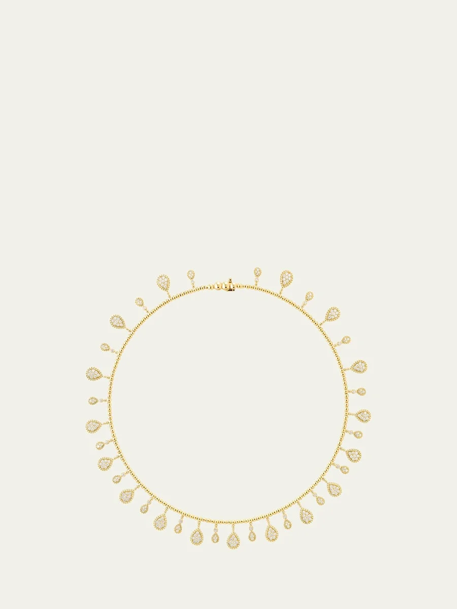 Serpent Boheme 18K Yellow Gold 35 Motif Diamond Necklace - 1