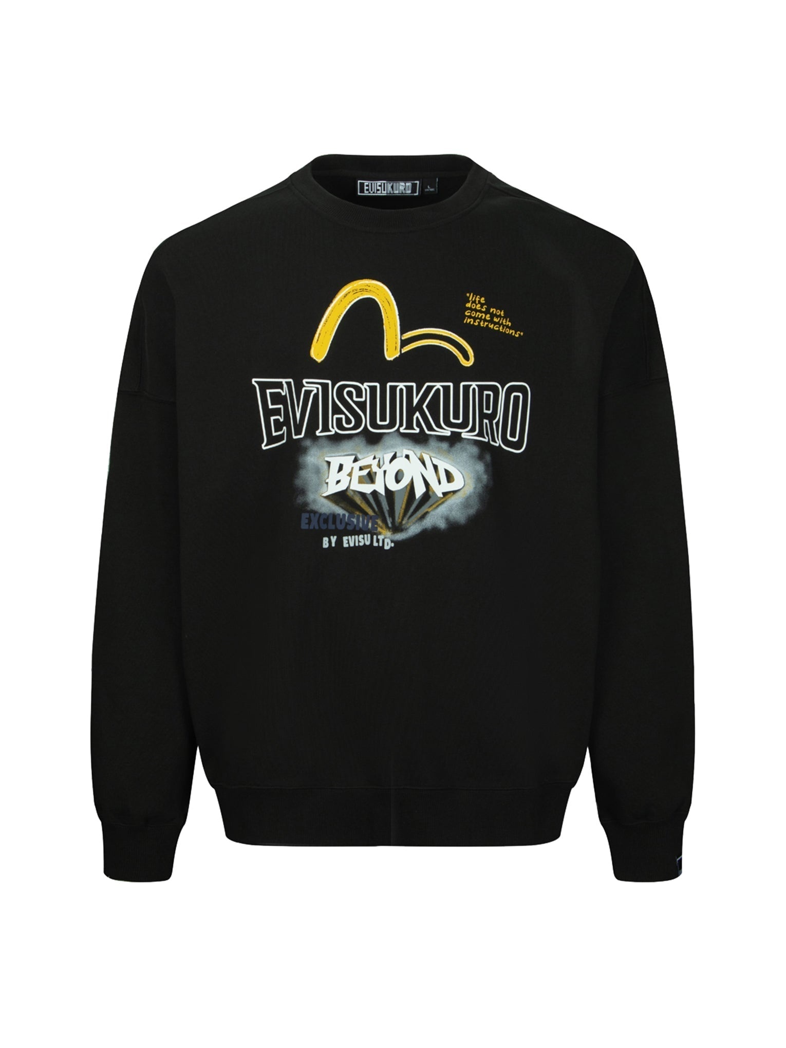 Multi-Logo Print Oversized Sweatshirt - 14