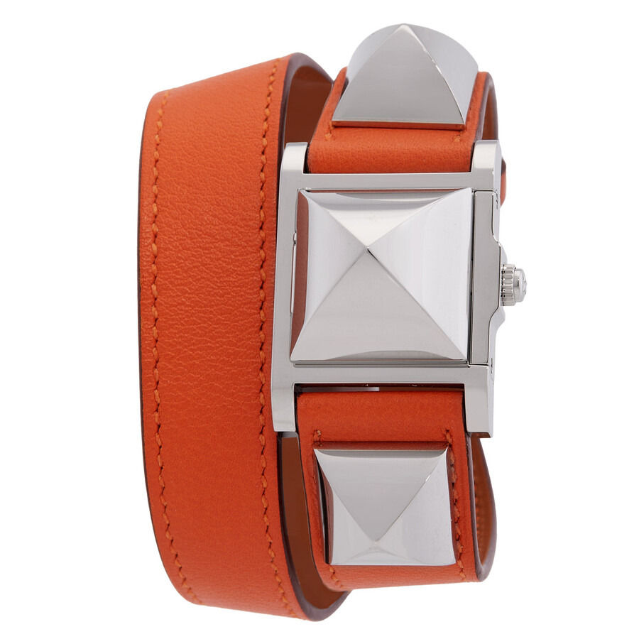 Hermes Medor PM Quartz Silver Dial Ladies Watch 041262WW00 - 4