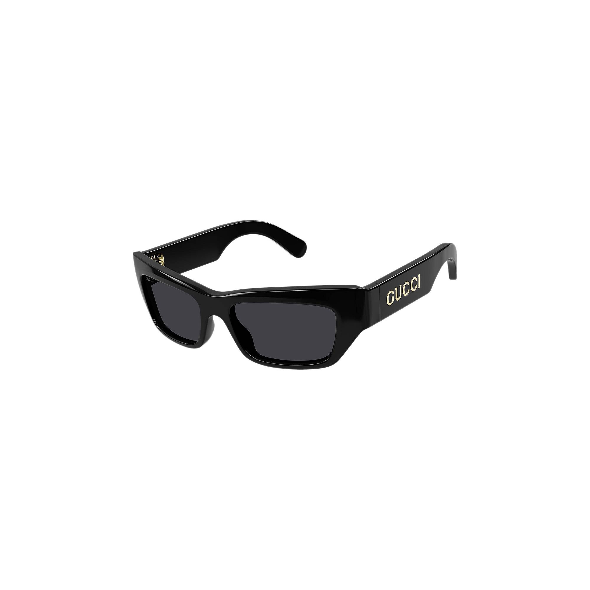 Gucci Rectangular Frame Sunglasses 'Black' - 2