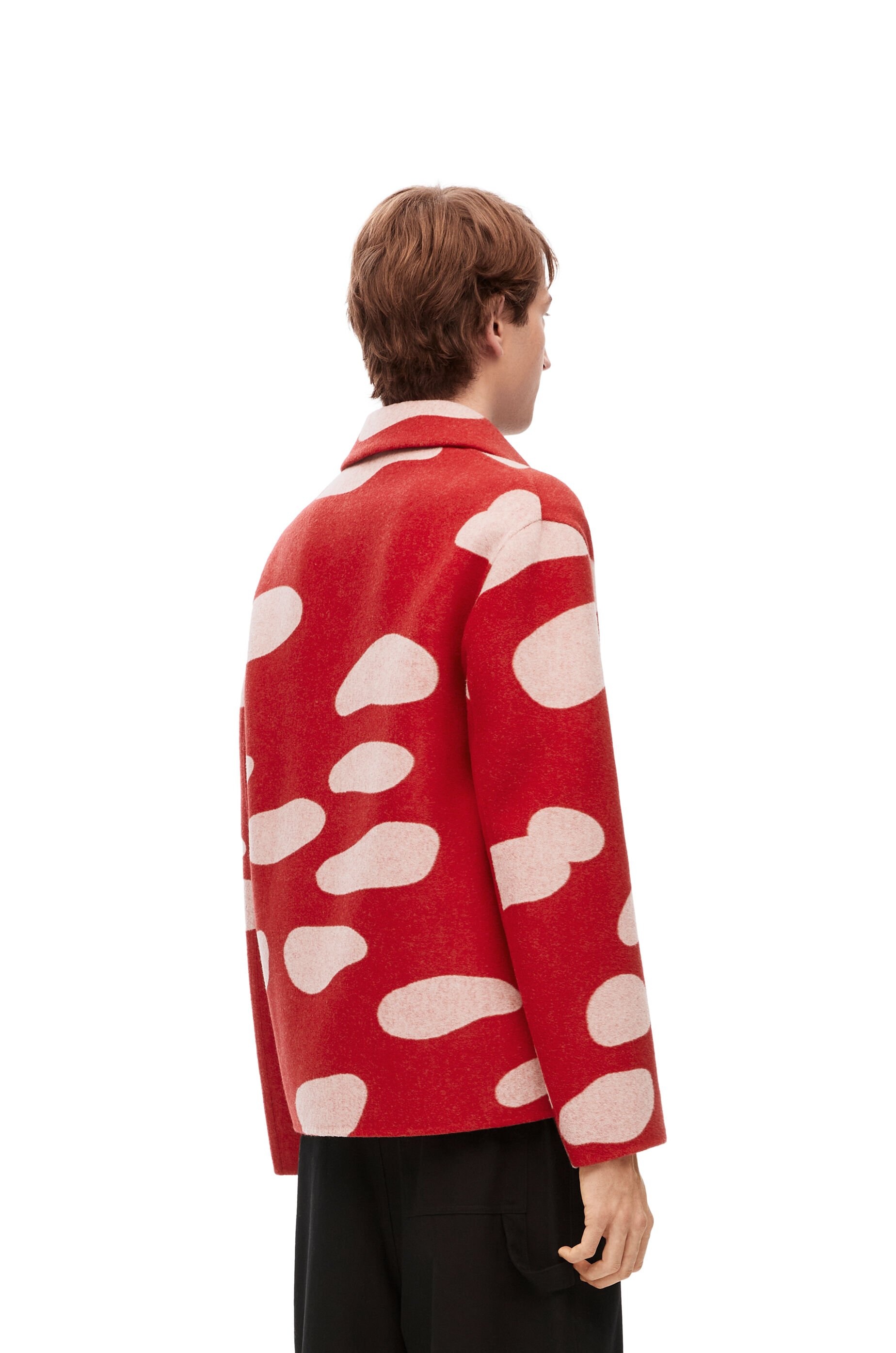 Mushroom workwear jacket in wool and cashmere - 4