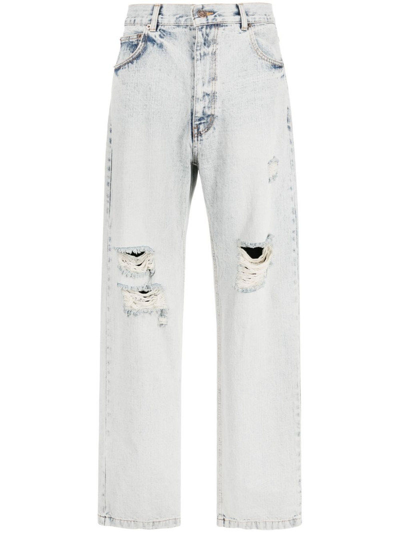 low-rise straight-leg jeans 1