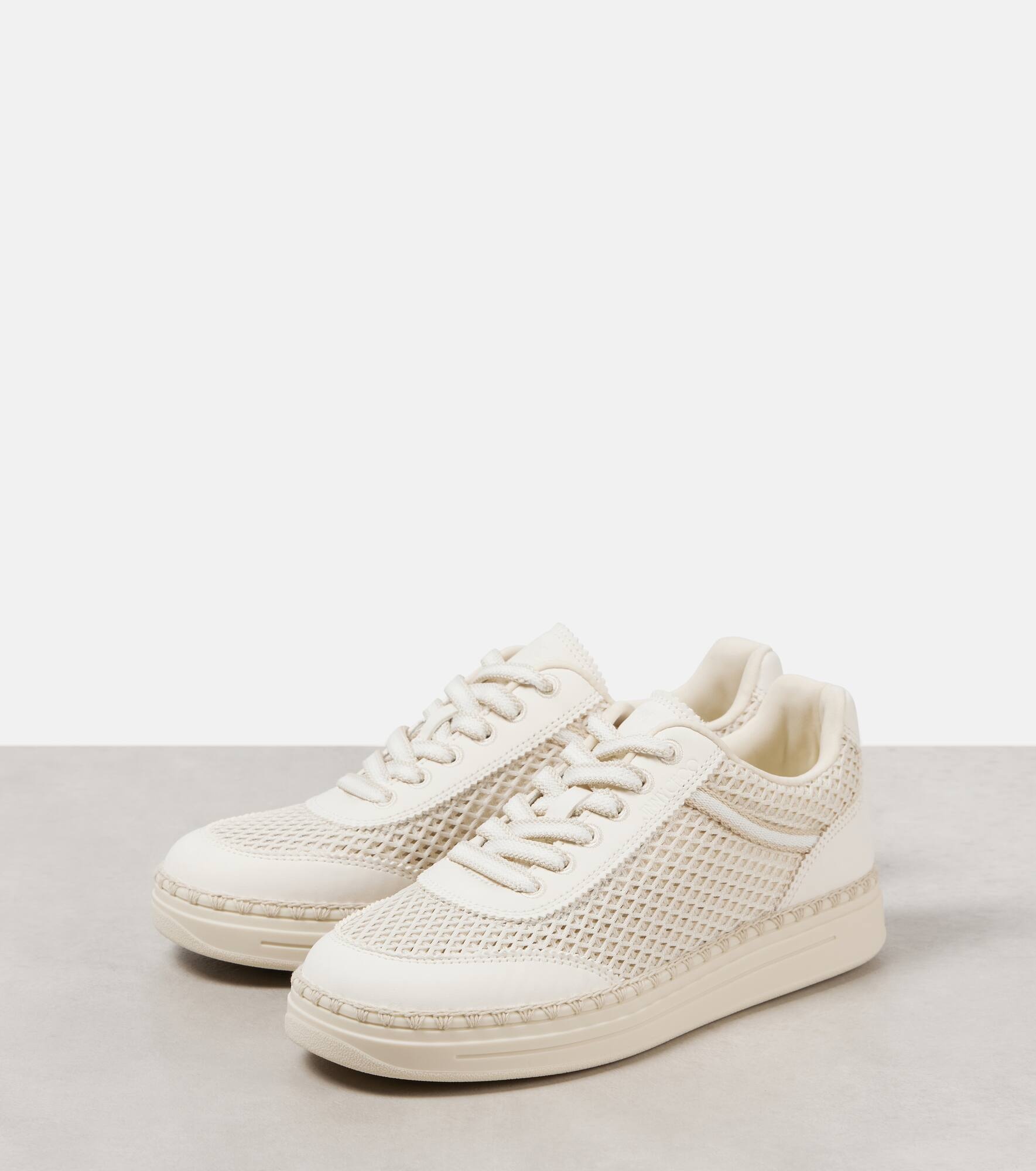 Rimini nubuck-trimmed sneakers - 5