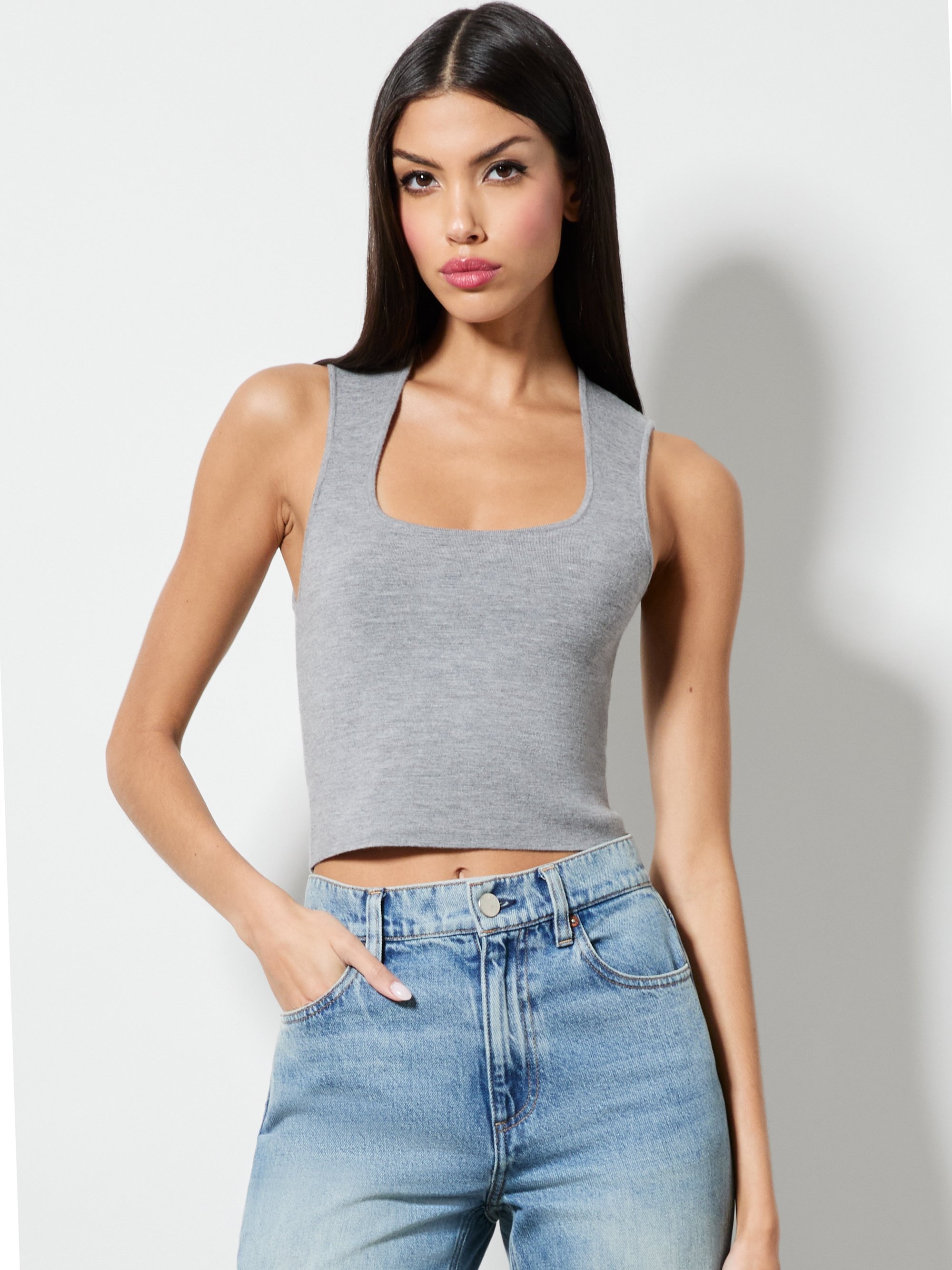 KERIA CURVED NECK TANK - 2