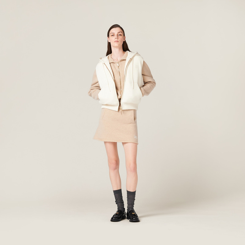 Camel-hair down vest 1