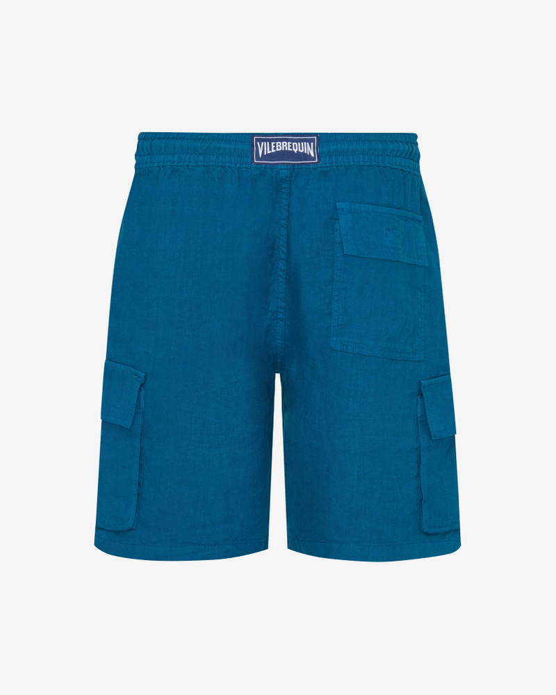 Vilebrequin MEN LINEN BERMUDA SHORTS CARGO POCKETS outlook