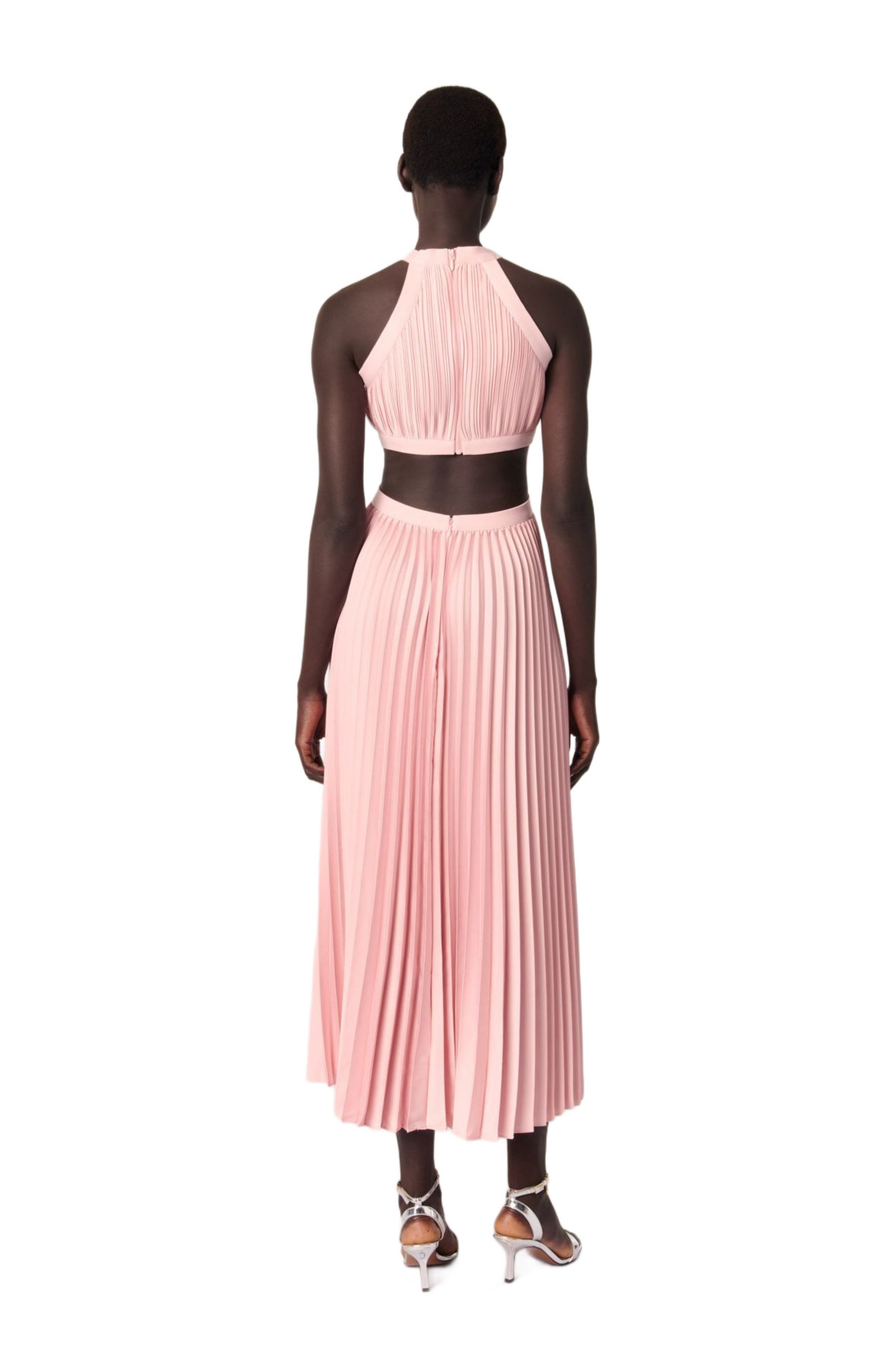 maje Pleated maxi dress in Pink at Nordstrom - 4