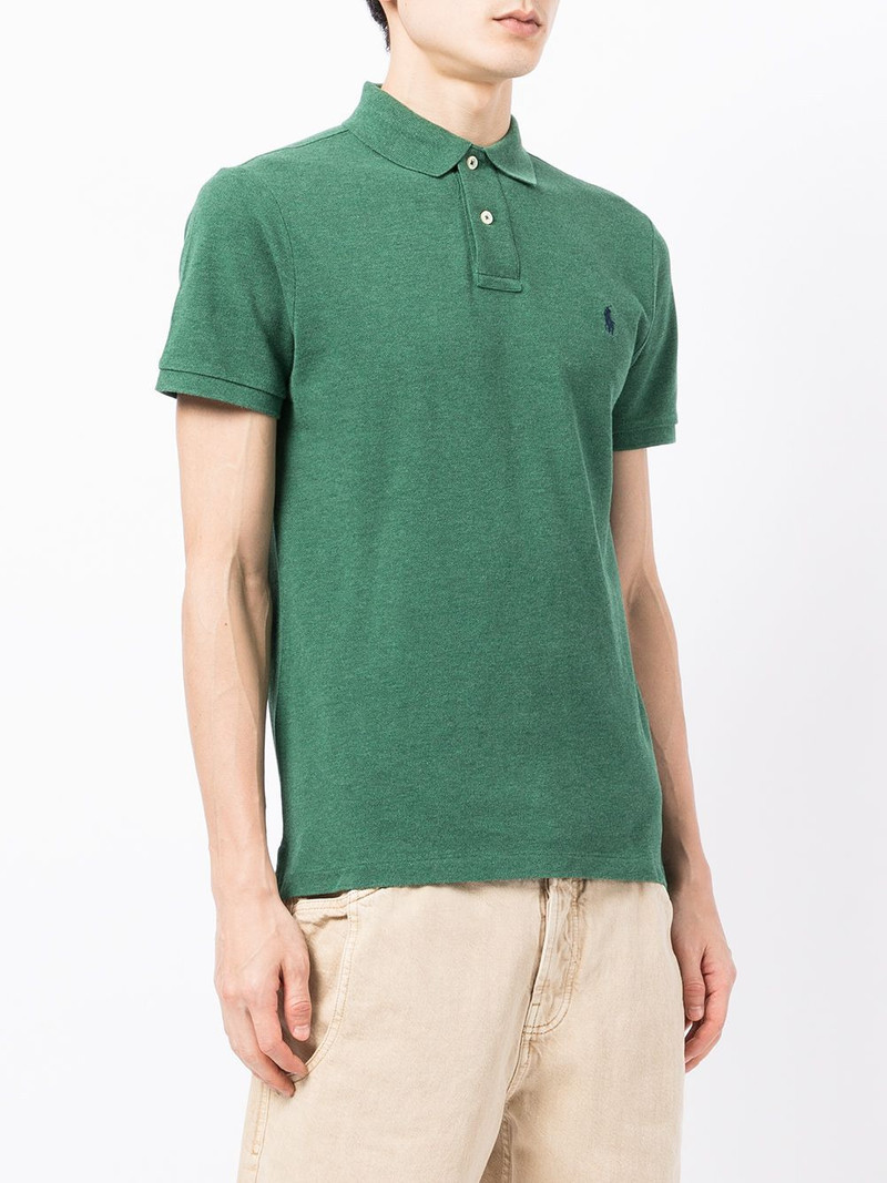 embroidered-motif polo shirt 3