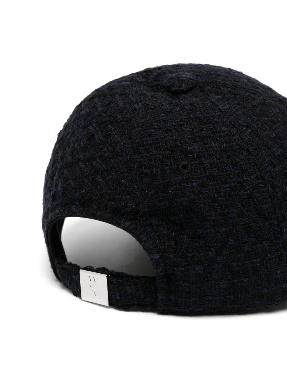 logo-embroidered tweed cap - 2