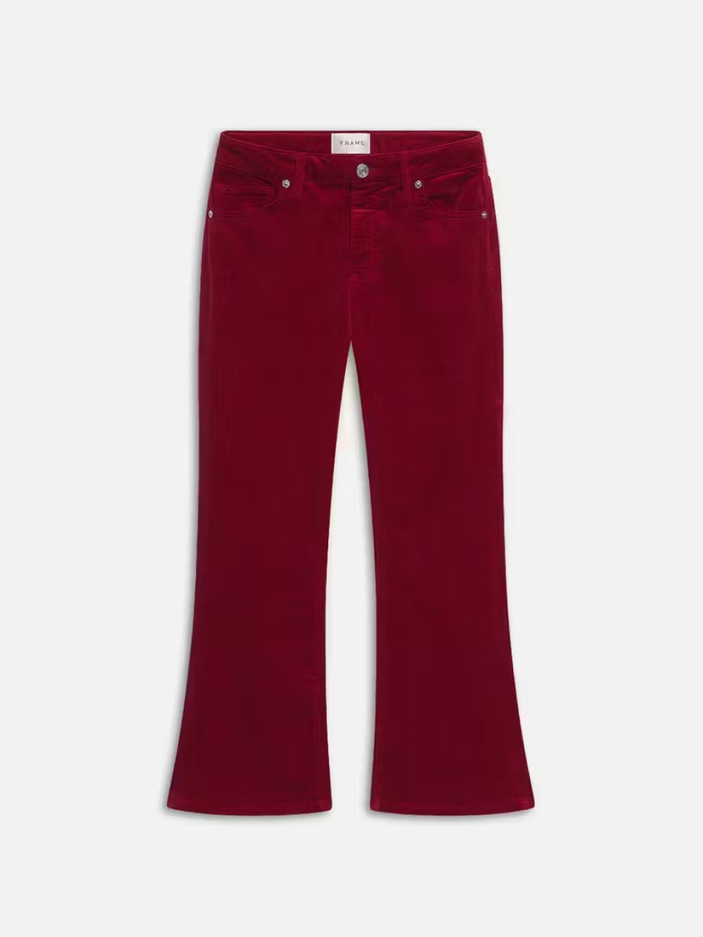 Le Crop Mini Boot Corduroy in Paprika - 1