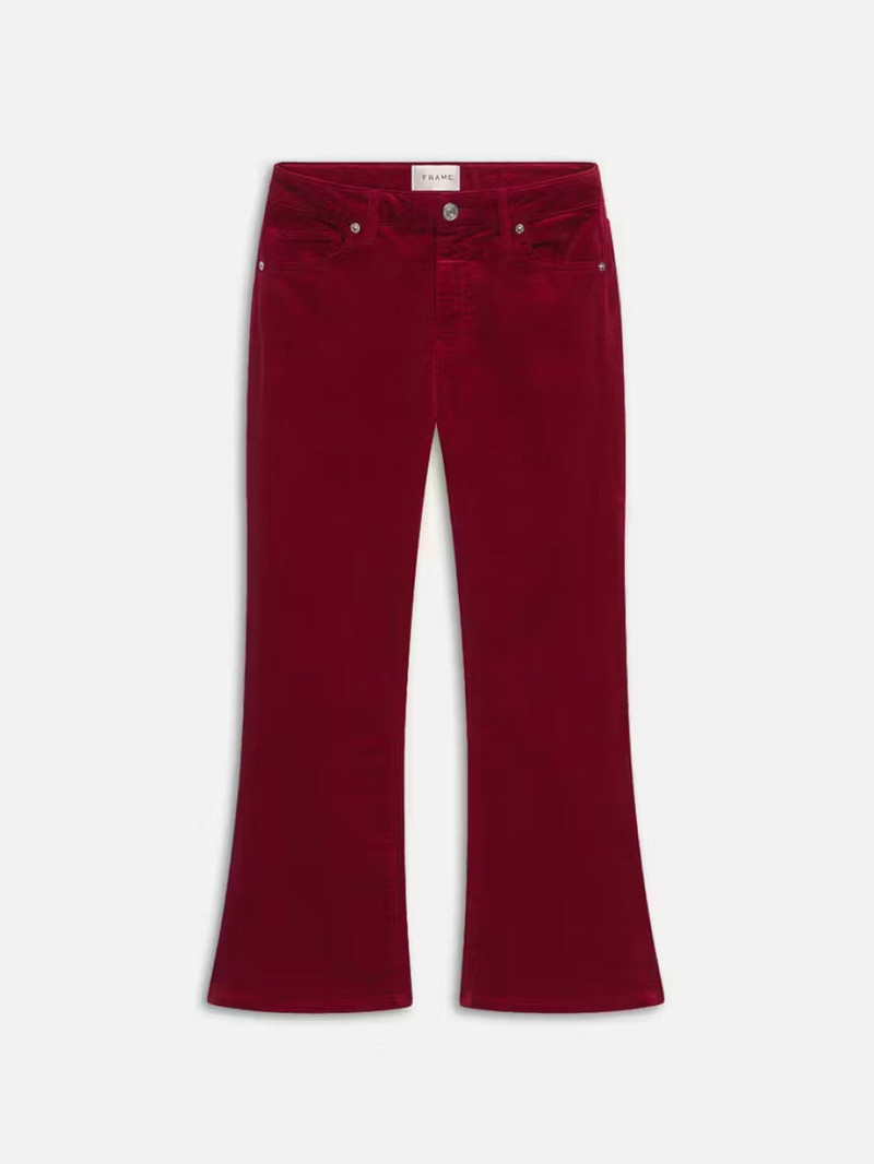 Le Crop Mini Boot Corduroy in Paprika 1