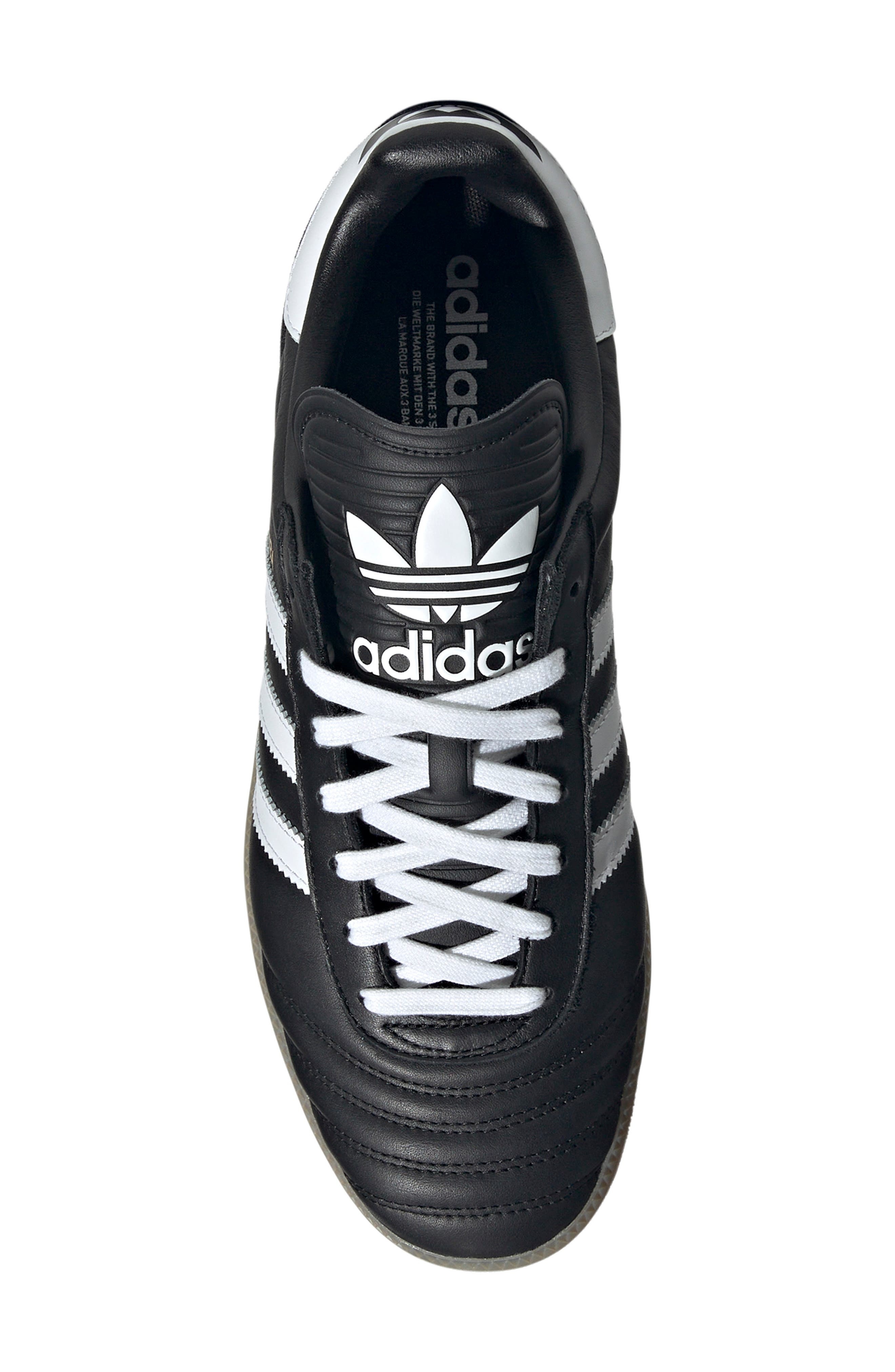 adidas Gender Inclusive Samba 62 Sneaker in Black/White/Gum at Nordstrom - 4