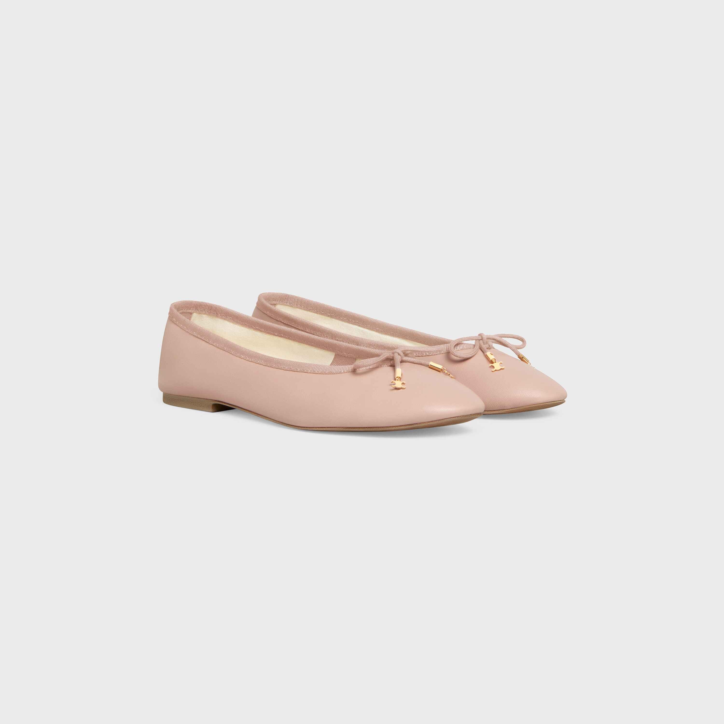 Les Ballerines Celine Ballerina with Laces in Lambskin - 2
