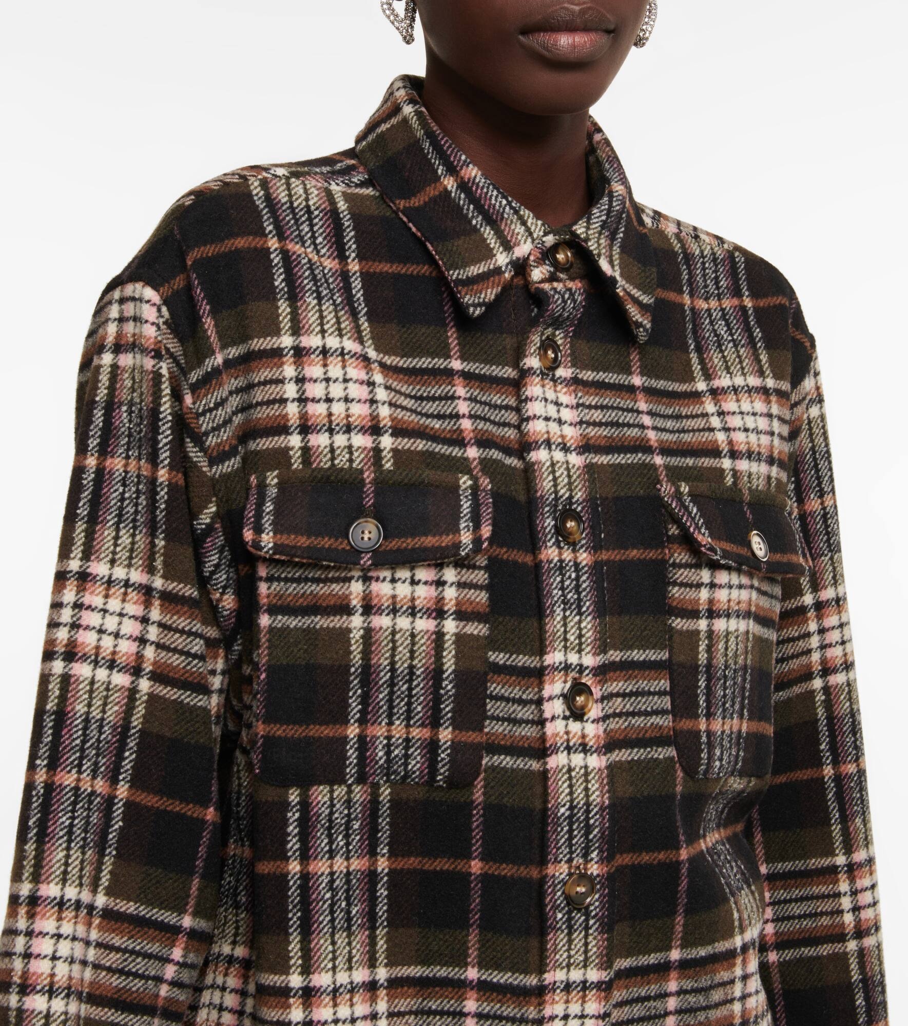 Ebbaz checked shirt jacket - 4