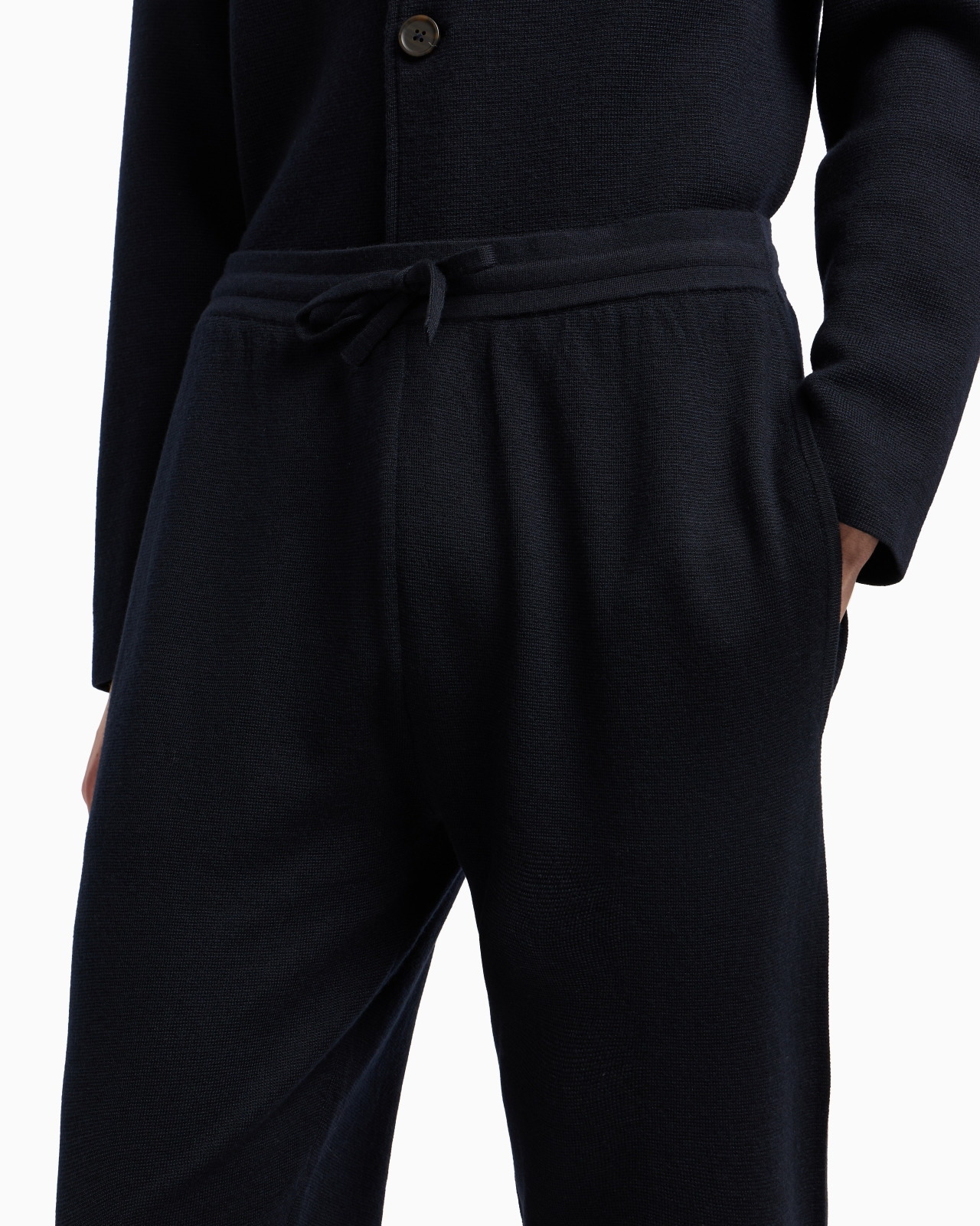 TRAVEL ESSENTIALS MILANO-STITCH FABRIC JOGGERS - 5