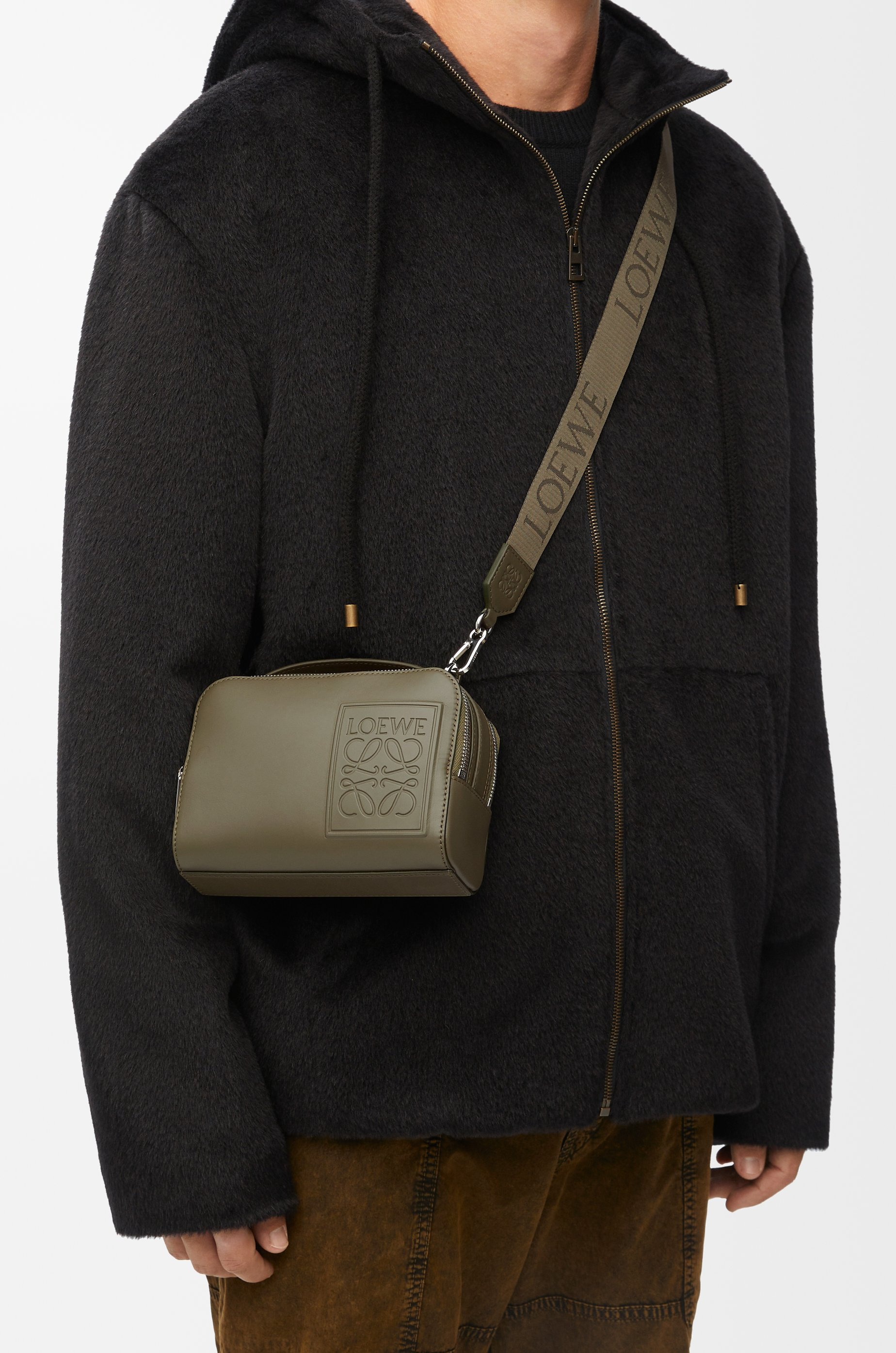 Mini crossbody camera bag in satin calfskin - 2