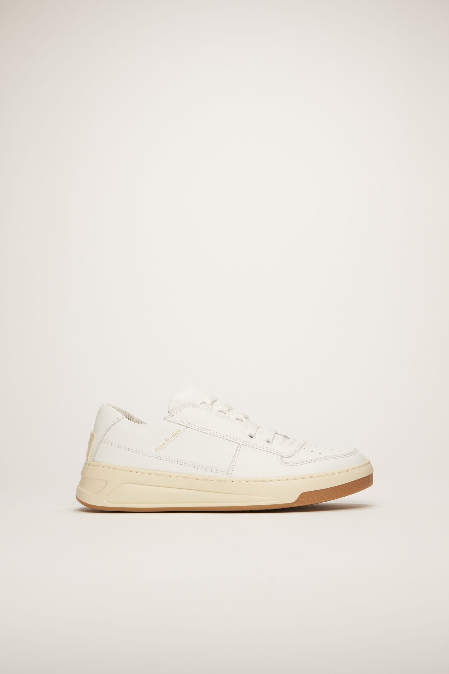 Lace-up sneakers white/white - 1