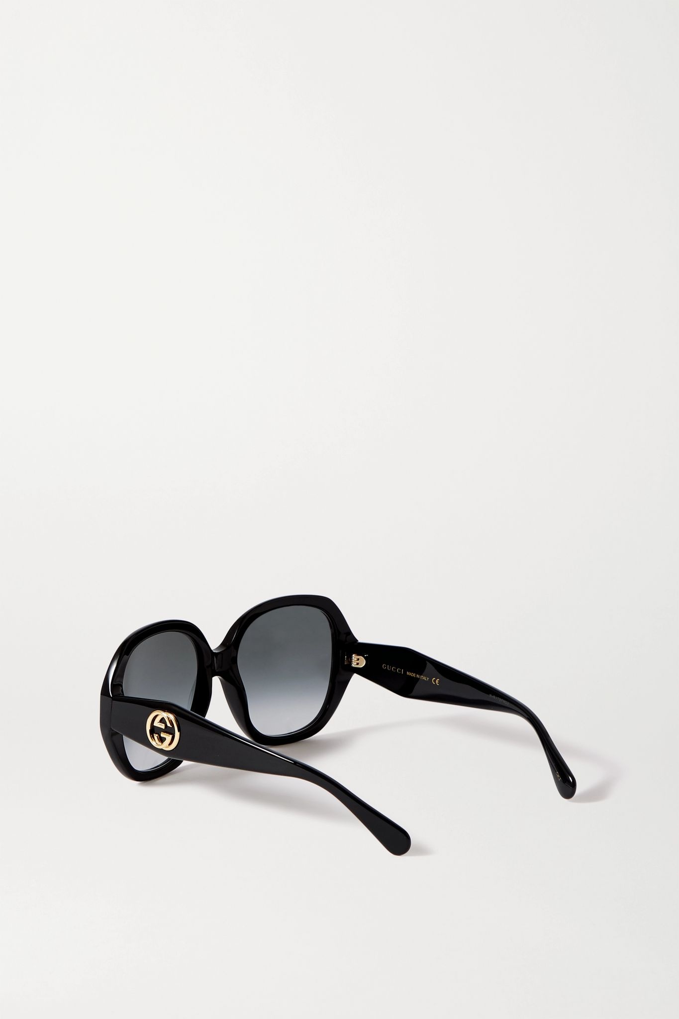 Oversized square-frame acetate sunglasses - 3