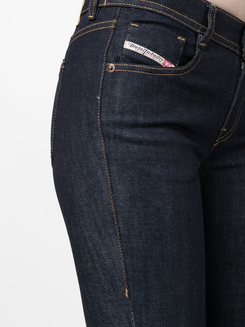 mid-rise bootcut jeans - 5