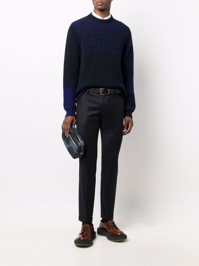 Paul Smith patterned intarsia knit jumper outlook